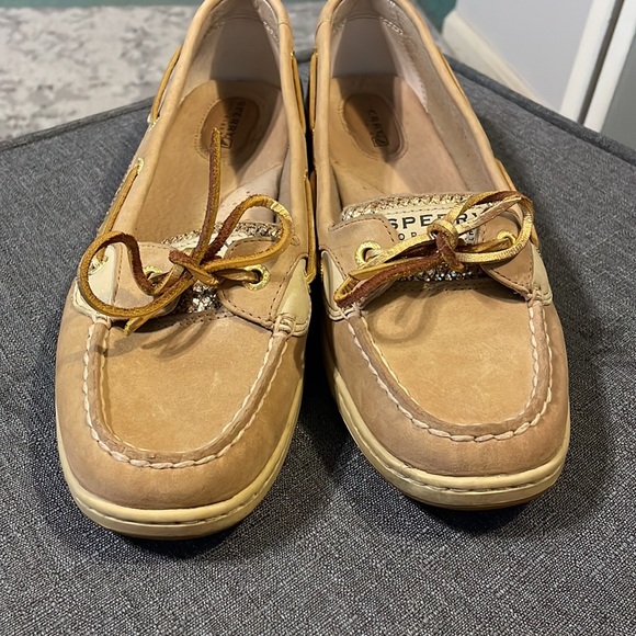 Sparkly Gold Sperry’s - Picture 3 of 4